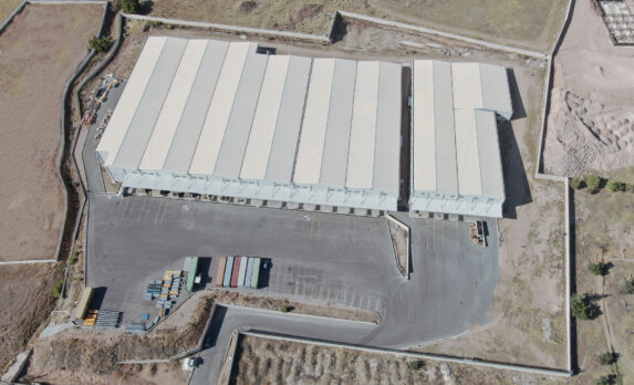 Warehouse aerial view