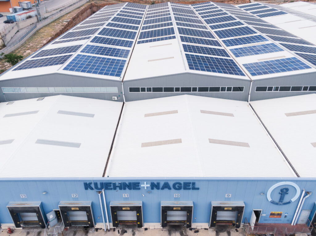 Warehouse aerial view