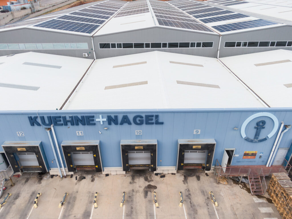 Warehouse aerial view