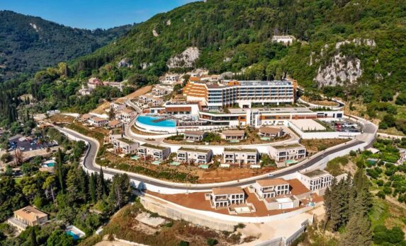 Aerial view of Angsana hotel