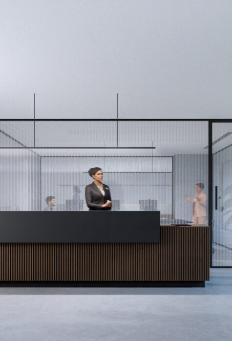 office reception interior